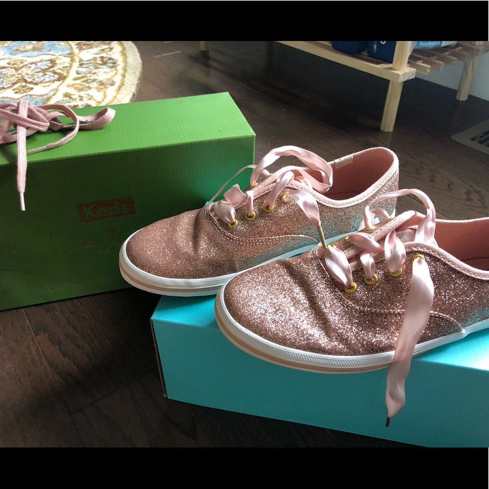 Big Kid’s Keds Kate Spade Glitter Sneaker